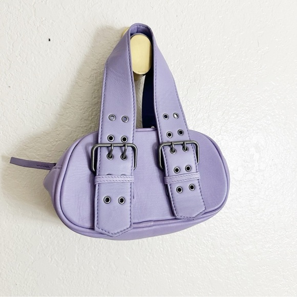 New Free People leather Say Yes Bag lavender - Picture 5 of 8